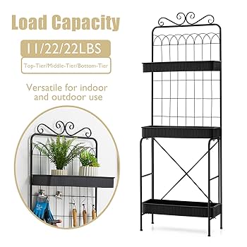 【NO.５】 IRON PLANTS RACK 3段 Amazon.com : Giltzhome 68